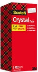 Scotch Klebeband Scotch Crystal Clear 600 Transparent 19 mm (B) x 33 m (L) PP