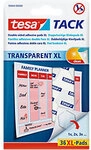tesa Tack XL Doppelseitige Klebepads Non-permanent 2,4 x 0,4 x 2 cm Transparent 36