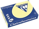 Clairefontaine DIN A4 Farbiges Papier Kanariengelb 80 g/m&sup2; Matt 500 Blatt 4494348