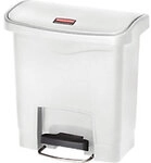 Rubbermaid Treteimer Polyethylen 15 L 23 (B) x 37,7 (T) x 39,9 (H) cm Wei&szlig;...