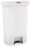 Rubbermaid PE (Polyethylen) Treteimer 31,1 x 50 x 80,3 cm Wei&szlig; 1197349