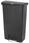 Rubbermaid PE (Polyethylen) Treteimer 31,1 x 50 x 80,3 cm Schwarz 1197347