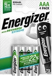 Energizer AAA Wiederaufladbare Batterien Extreme HR03 800 mAh NiMH 1,2 V 4 St&uuml;ck