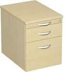 Geram&ouml;bel Geramoebel Rollcontainer Speed Office 2 Schubladen Ahorn 430 x 600 x...