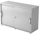 Hammerbacher Schiebet&uuml;renschrank Spanplatte 1 Fachboden abschlie&szlig;bar 1.200 x 400 x