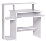 WOHNLING Computer-Schreibtisch WL1.153 Wei&szlig; 94 x 90 x 48,5 cm 1273125