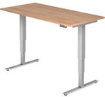 Hammerbacher Sitz-Stehschreibtisch XDSM Nussbaum 1.600 x 800 x 635 mm 6801777