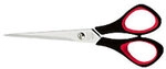 WEDO Geeignet f&uuml;r Linksh&auml;nder Schere 160 mm Rot, Schwarz 1197624