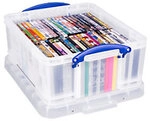 Really Useful Box Kunststoff Aufbewahrungsbox 18 L Transparent 39 x 48 x 20 cm 18LC