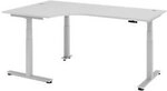 Hammerbacher Sitz-Stehschreibtisch XDSM Lichtgrau 2.000 x 1.200 x 635 mm 6801867
