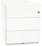 Bisley Rollcontainer Note 3 Schubladen Verkehrswei&szlig; 420 x 565 x 495 mm 5304021
