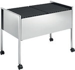DURABLE H&auml;ngemappenwagen Silbermetallic 760 x 425 x 592 mm A65854