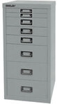 Bisley Schubladenschrank 8 Sch&uuml;be Silber 279 x 380 x 590 mm 6475428
