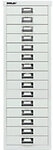 Bisley Schubladenschrank 15 Sch&uuml;be Verkehrswei&szlig; 279 x 380 x 860 mm 1016171