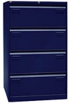 Bisley Light H&auml;ngeregistraturschrank Oxfordblau 800 x 622 x 1.321 mm 6475896