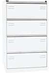 Bisley Light H&auml;ngeregistraturschrank CDF4696 Verkehrswei&szlig; 800 x 622 x 1.321 mm