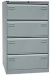 Bisley Light H&auml;ngeregistraturschrank Light Silber 800 x 622 x 1.321 mm 6475887