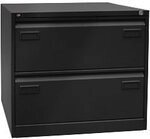 Bisley Light H&auml;ngeregistraturschrank CDF2633 Schwarz 800 x 622 x 711 mm 6728610