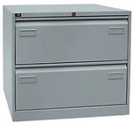 Bisley Light H&auml;ngeregistraturschrank Silber 800 x 622 x 711 mm 6475923
