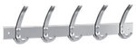 Kerkmann Garderobenst&auml;nder 5 Haken Silber K6404