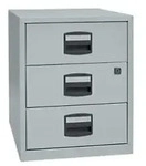 Bisley Home Mobiler Beistellschrank Mobil Silber 413 x 400 x 528 mm 6476148