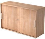 Hammerbacher Schiebet&uuml;renschrank Spanplatte 1 Fachboden abschlie&szlig;bar 1.200 x...