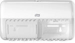Tork Toilettenpapierspender T4 Kunststoff Abschlie&szlig;bar Wandmontage Wei&szlig; 2882716