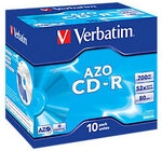 Verbatim CD-R AZO Crystal 52x 700 MB 10 St&uuml;ck 4861211
