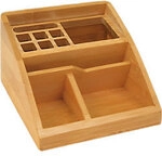 WEDO Bambus Schreibtisch Organizer Bambus Braun 13,3 x 16,4 x 9,9 cm 1279857
