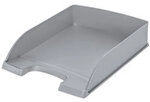 Leitz Plus Briefablage 5227 DIN A4 Grau 25,5 x 35,7 x 7 cm 5227-GU
