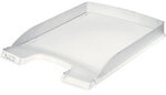 Leitz Plus Briefablage 5237 Slim DIN A4 Transparent Frost 25,5 x 35,7 x 3,5 cm