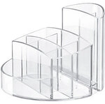 HAN RONDO Stifthalter 17460-23 PP (Polypropylen) Transparent 140 mm (B) x 140 mm (T)