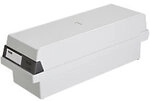 HAN Tischkarteikasten DIN A7/BF 1300 Karten Lichtgrau 13,3 x 36 x 12,1 cm H957-LG