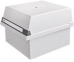 HAN Tischkarteikasten DIN A4 1300 Karten Lichtgrau 33 x 36,5 x 24,2 cm H954-LG