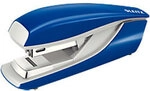 Leitz NeXXt Flachheftger&auml;t 5505 Halbstreifen 30 Blatt Blau 24/6, 26/6 Kunststoff,