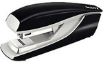 Leitz NeXXt Flachheftger&auml;t 5505 Halbstreifen 30 Blatt Schwarz 24/6, 26/6 Kunststoff,