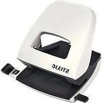 Leitz NeXXt WOW 2 L&ouml;cher Locher Metall 30 Blatt 5008 Wei&szlig; 8039338