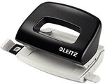 Leitz NeXXt 2 L&ouml;cher Locher Kunststoff, Metall, Stahl 10 Blatt 5058 Schwarz 6660603