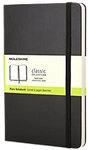 Moleskine Notizbuch DIN A5 Blanko Gebunden Karton Hardback Schwarz Nicht perforiert