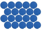 Maul MAULpro Rund Whiteboard-Magnete Blau 0.6 kg Tragf&auml;higkeit 29 mm 20 St&uuml;ck