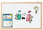 Franken Whiteboard Magnetisch Lackierter Stahl Einseitig 60 (B) x 40 (H) cm 1025989