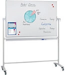Franken Mobiles Whiteboard Magnetisch Beidseitig 150 (B) x 100 (H) cm Wei&szlig; 2175761
