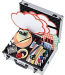 Franken Profi Moderationskoffer 48 x 16 cm Aluminium Silber 2566 St&uuml;ck M01