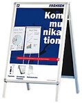 Franken Kundenstopper DIN A1 Aluminium Wetterbest&auml;ndig UV-best&auml;ndig BSA1
