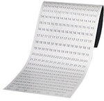 Franken Datumsstreifen DS1203A Wei&szlig; 19,1 x 69,5 cm