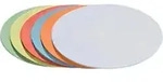 Franken Oval Moderationskarten 19 x 11 cm Papier Farbig sortiert 500 St&uuml;ck