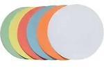 Franken Kreis Moderationskarten 9,5 x 9,5 cm Papier Farbig sortiert 300 St&uuml;ck
