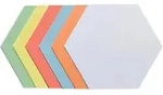 Franken Wabe Moderationskarten 19 x 16,5 cm Papier Farbig sortiert 300 St&uuml;ck...