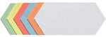 Franken Selbstklebend Moderationskarten 20,5 x 9,5 cm Papier Farbig sortiert 300
