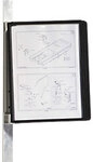 DURABLE VARIO Sichttafelsystem 5 Fl&auml;chen DIN A4 Metall, PP (Polypropylen) Schwarz